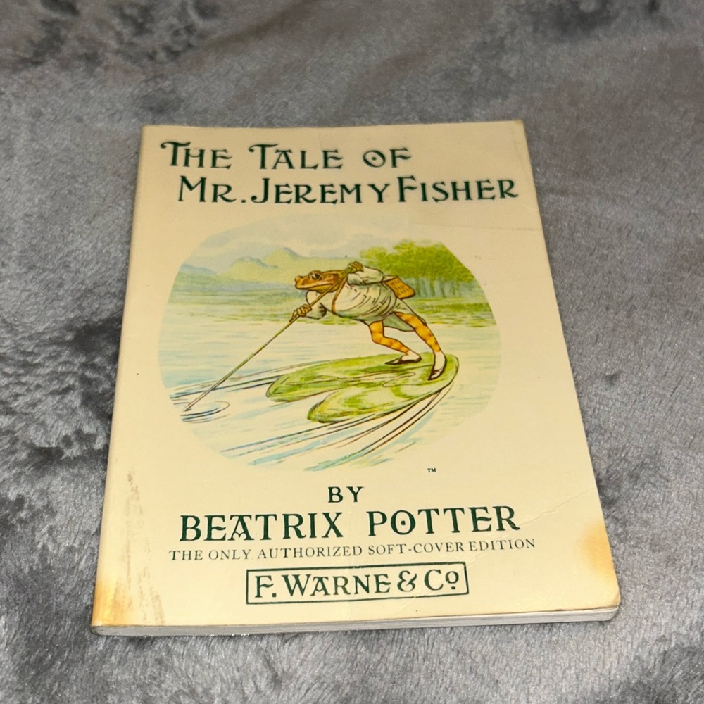 The Tale Of Mr. Jeremy Fisher by Beatrix Potter, 1987, Paperback